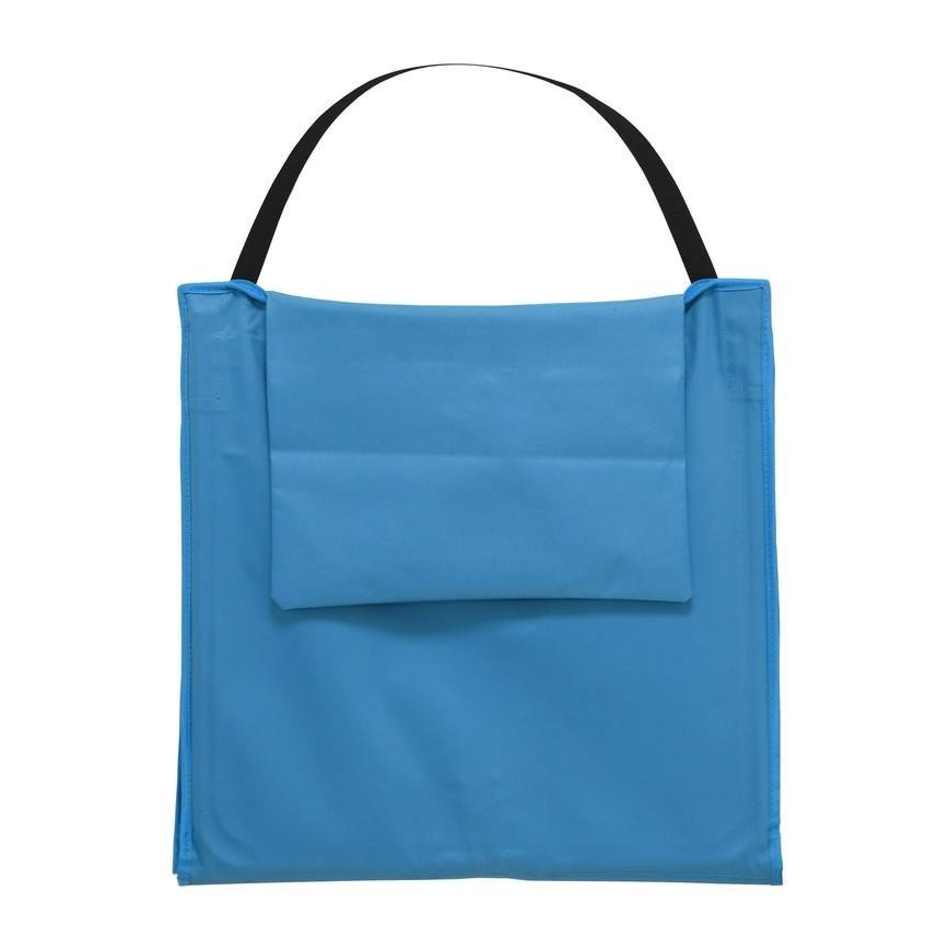 Folding lounger μπλε 160x55 cm