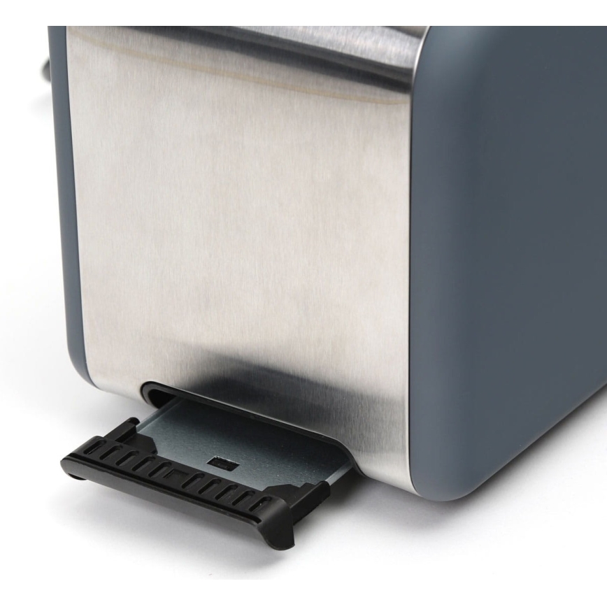 Φρυγανιέρα 2 θέσεων 900W/230V ανοξείδωτος χάλυβας/γκρι