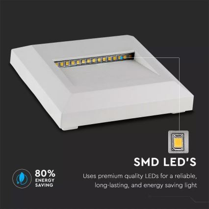 Φως σκάλας LED 1xLED/2W/230V 3000K IP65