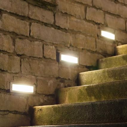 Φως σκάλας LED 1xLED/3W/230V 3000K IP65