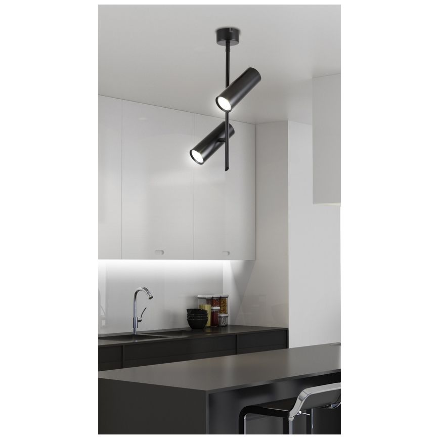 Φως σποτ LED TUBA 2xLED/10W/230V μαύρο