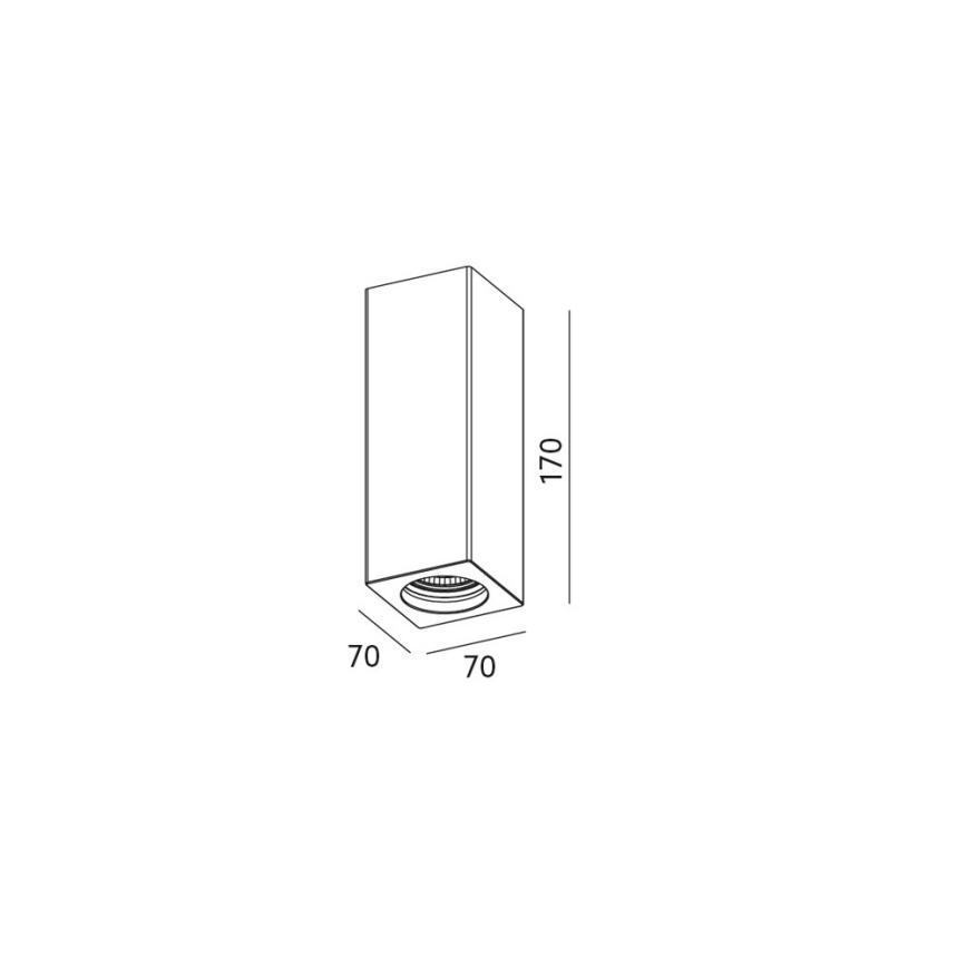 Φως σποτ οροφής CELLO 1xGU10/35W/230V