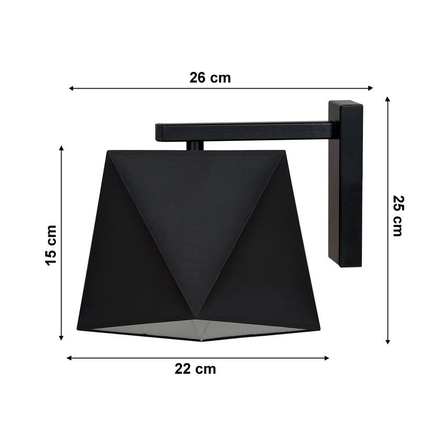 Φως τοίχου DIAMENT 1xE27/60W/230V