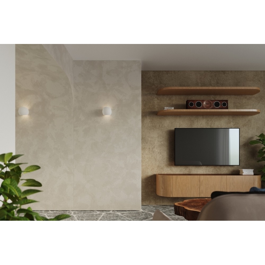 Φως τοίχου GLOBE 1xE27/60W/230V λευκό