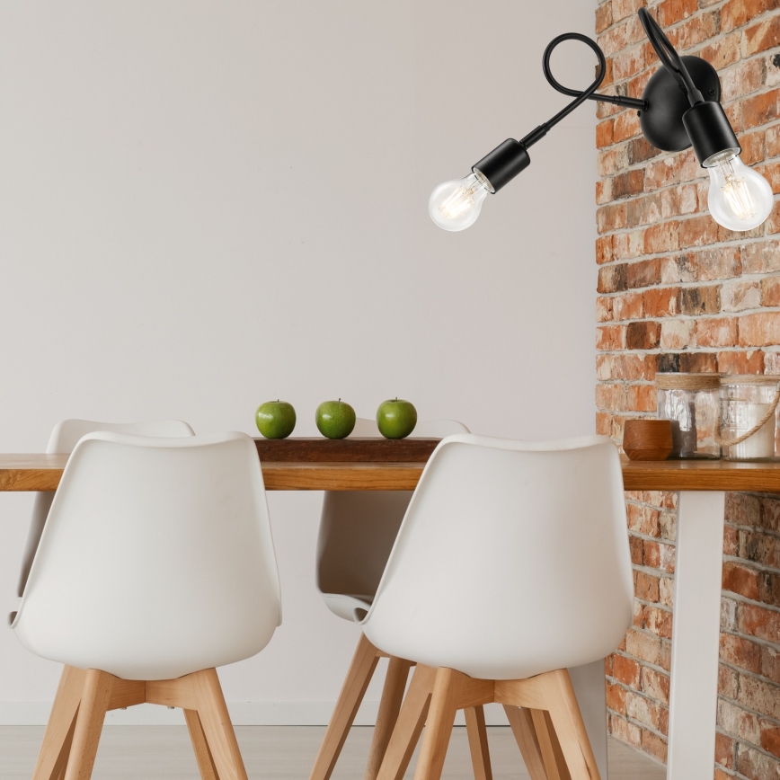 Φως τοίχου HARRY 2xE27/60W/230V