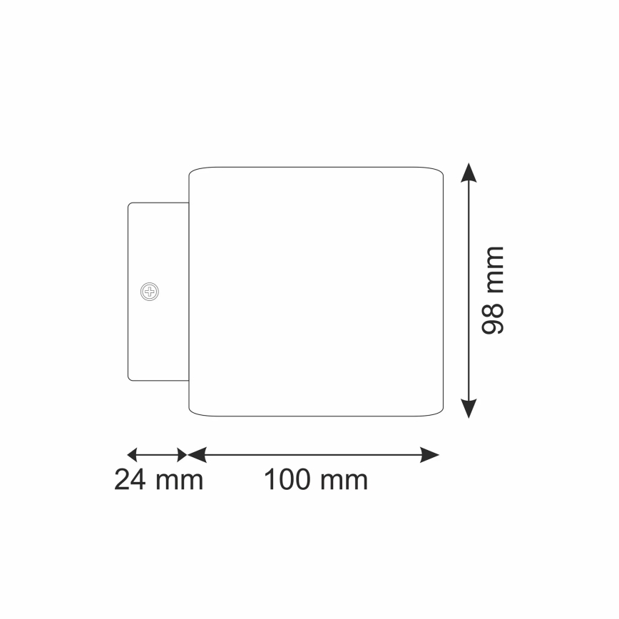 Φως τοίχου IZAR 1xG9/10W/230V