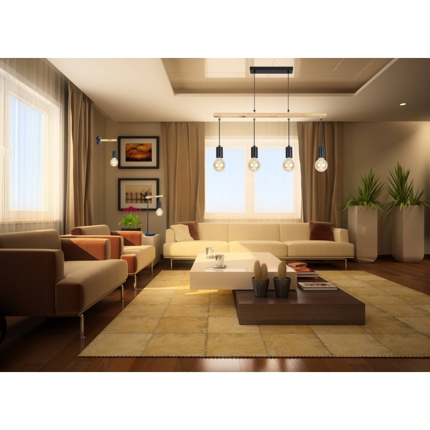 Φως τοίχου IZZY 1xE27/60W/230V