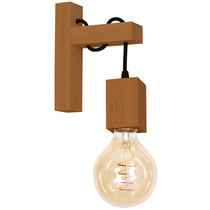 Φως τοίχου JACK 1xE27/40W/230V δρυς