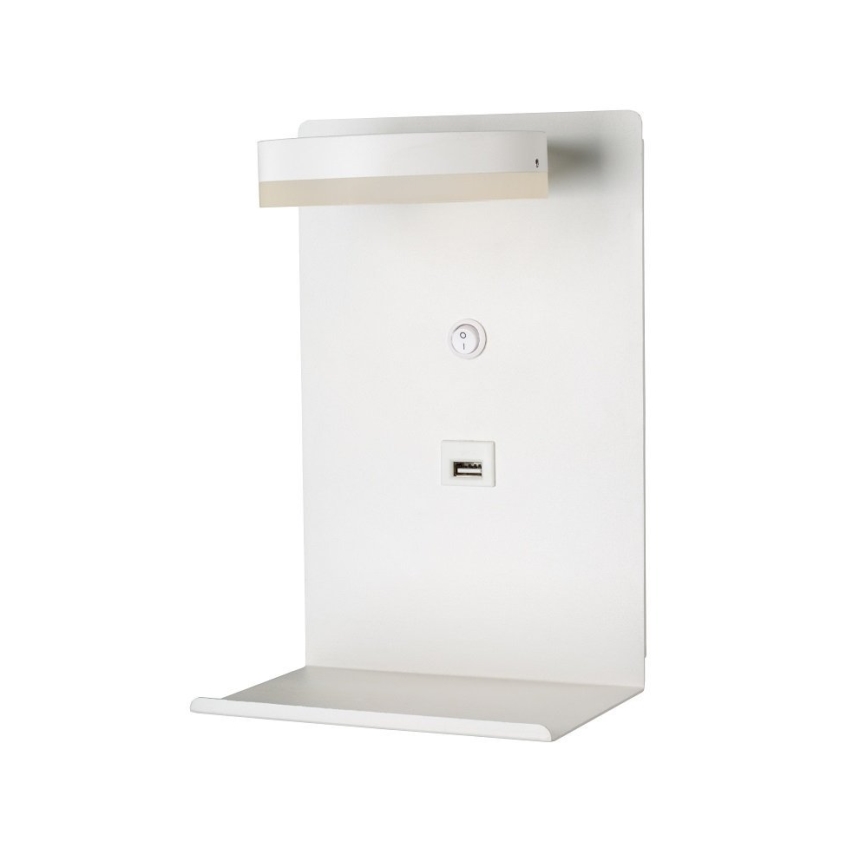 Φως τοίχου LED με φορτιστή COMPACT LED/4W/230V