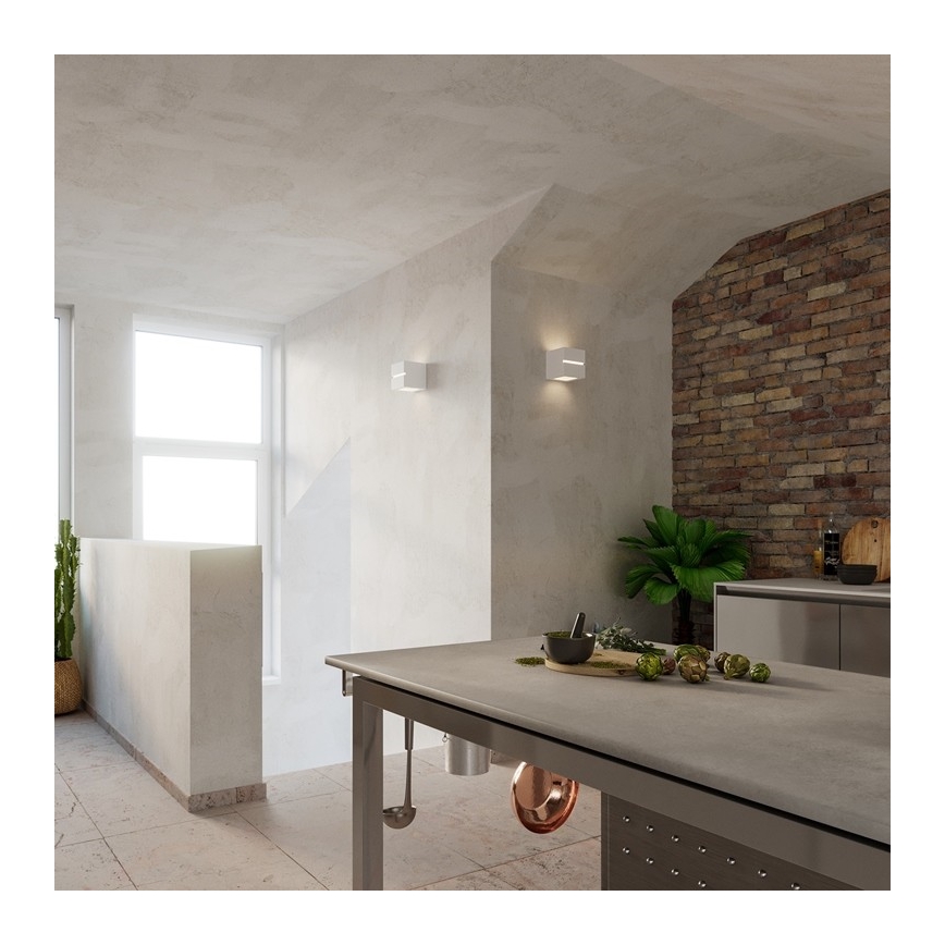 Φως τοίχου LEO LINE 1xE27/60W/230V λευκό