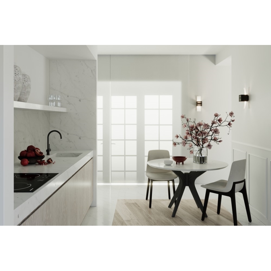 Φως τοίχου LORETO 1xG9/40W/230V μαύρο