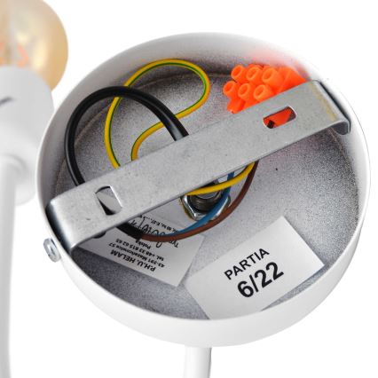 Φως τοίχου OXFORD 1xE27/15W/230V λευκό