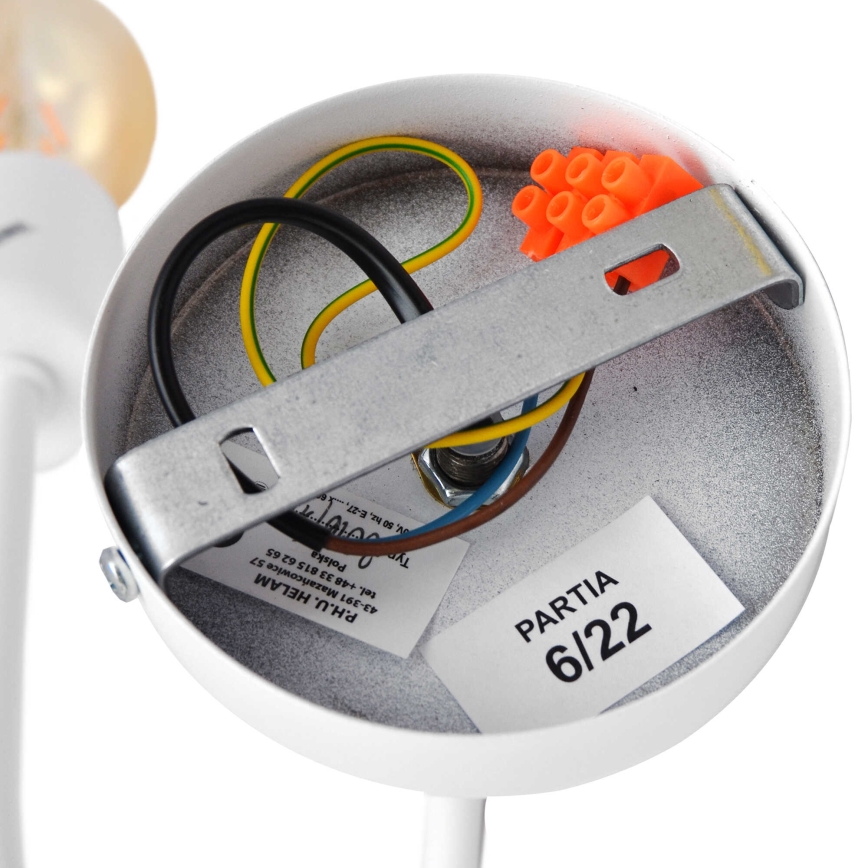 Φως τοίχου OXFORD 1xE27/15W/230V λευκό