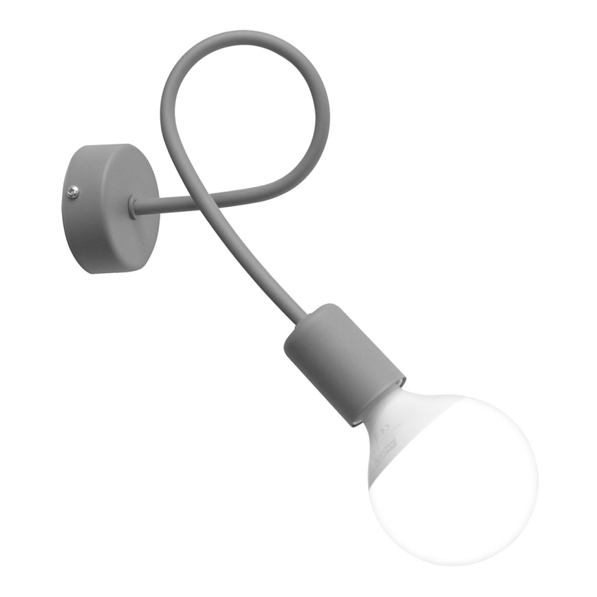 Φως τοίχου OXFORD 1xE27/15W/230V γκρι