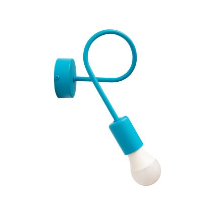 Φως τοίχου OXFORD 1xE27/15W/230V μπλε