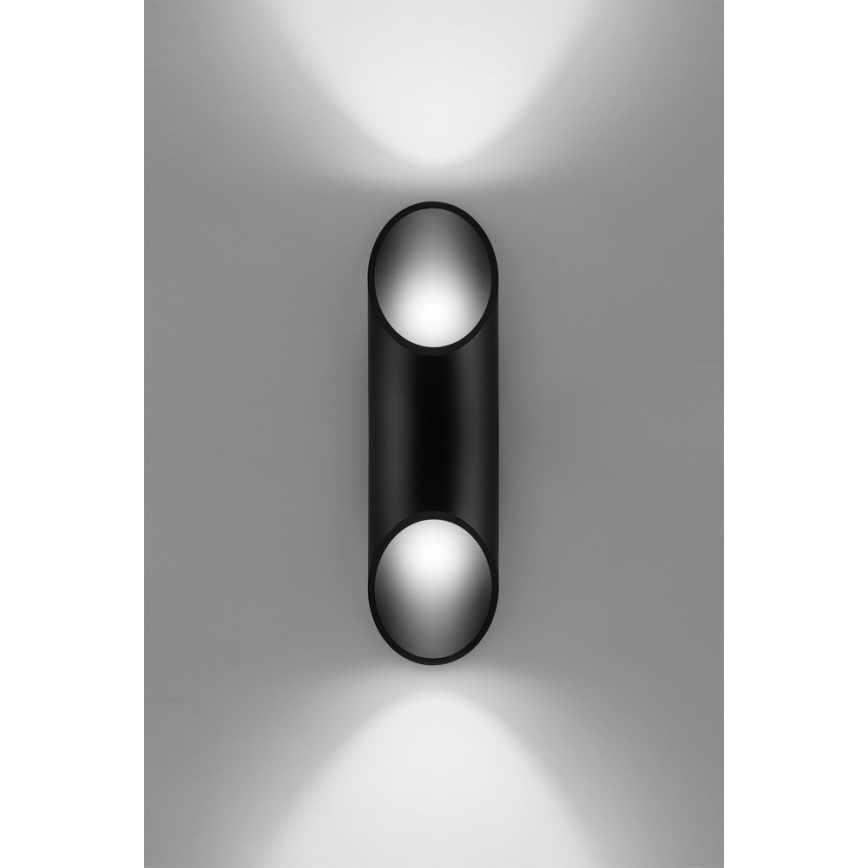 Φως τοίχου PENNE 30 1xG9/40W/230V μαύρο