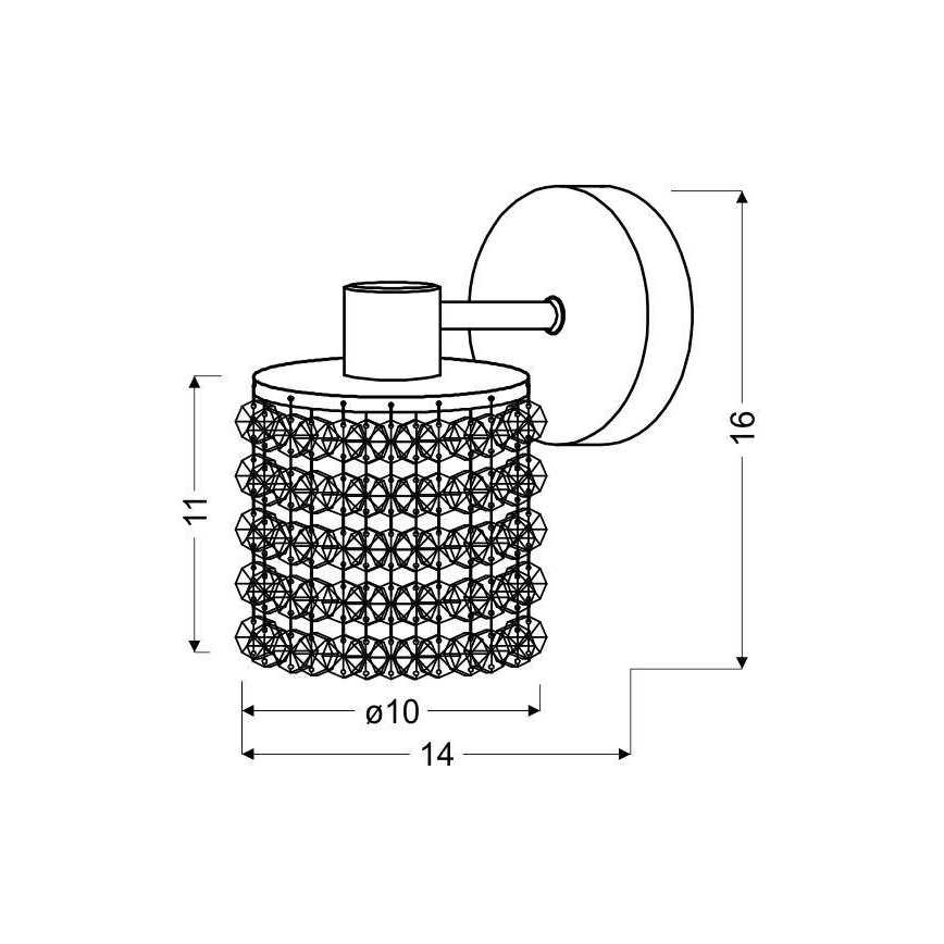 Φως τοίχου ROYAL 1xG9/40W/230V