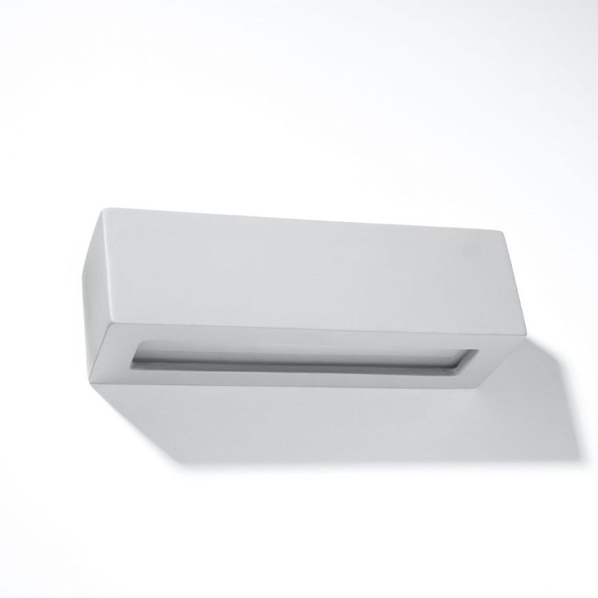 Φως τοίχου VEGA 1xE27/60W/230V γκρι