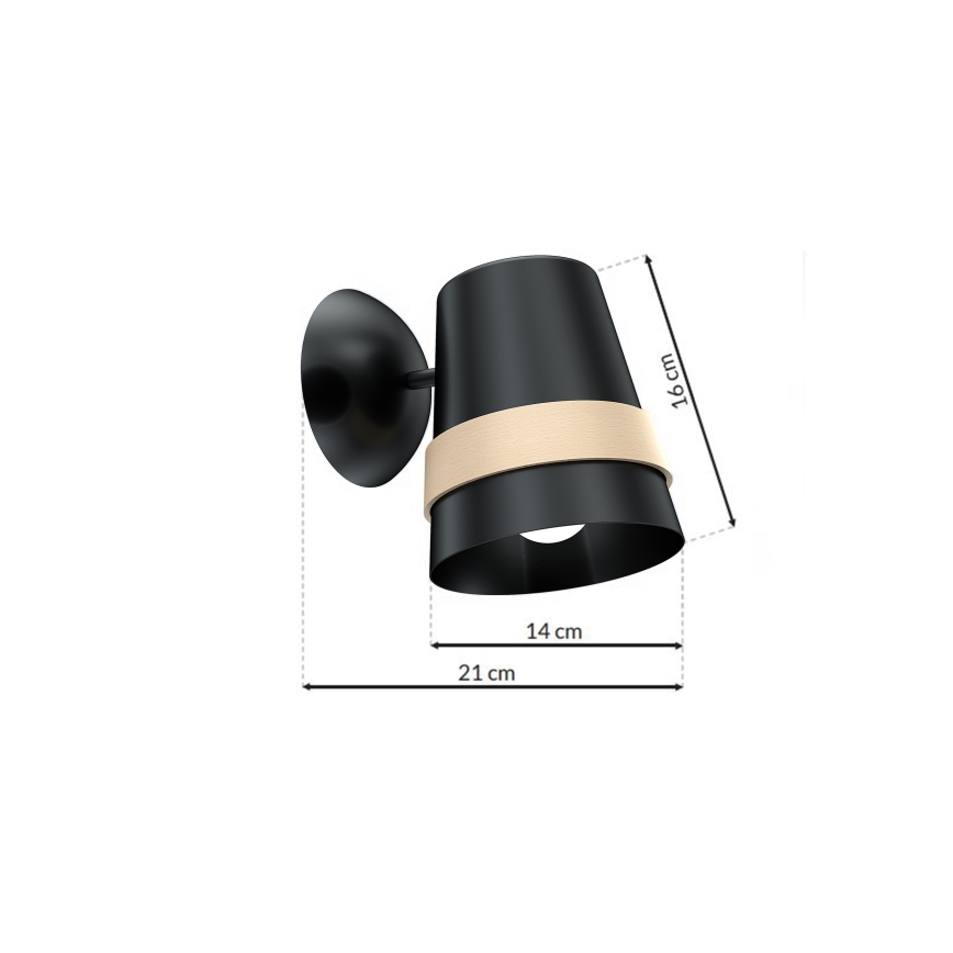 Φως τοίχου VENEZIA 1xE27/60W/230V