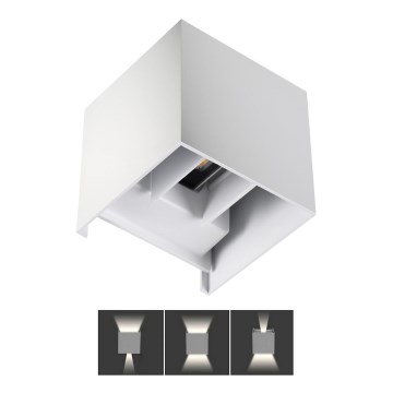 Φως τοίχου εξωτερικού χώρου LED REKA LED/7W/230V IP54 λευκό