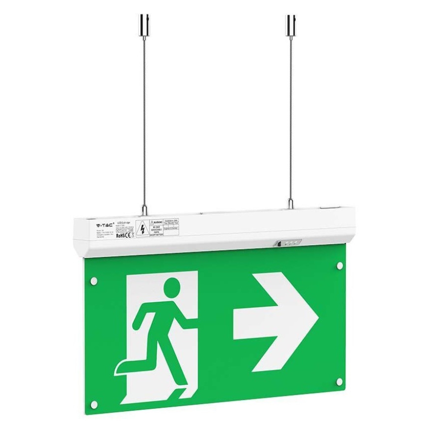 Φως έκτακτης ανάγκης LED EMERGENCY EXIT LED/2,5W/230V 4σε1 6000K