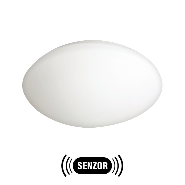 Φως εξωτερικού χώρου με αισθητήρα PETRA 1xE27/60W/230V γυαλί οπαλίνα IP44