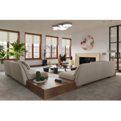 Φως οροφής ARENA 35 2xE27/60W/230V γκρι