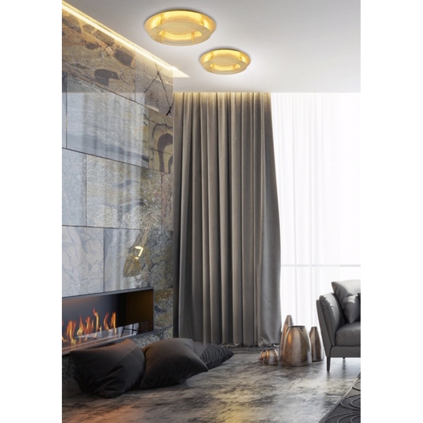 Φως οροφής LED MERPLE LED/18W/230V χρυσαφί