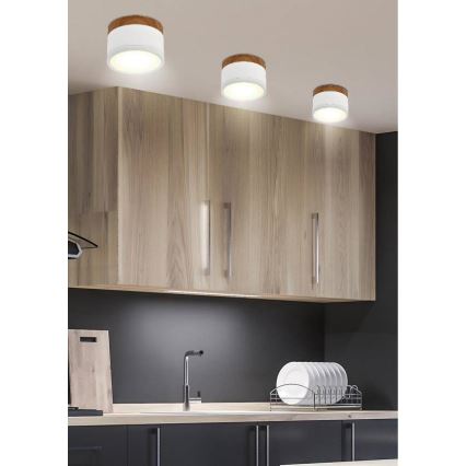 Φως οροφής LED TUBA LED/9W/230V λευκό/μπεζ