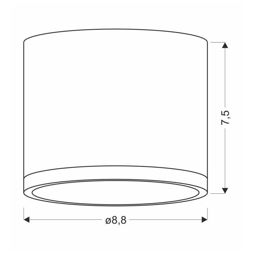Φως οροφής LED TUBA LED/9W/230V
