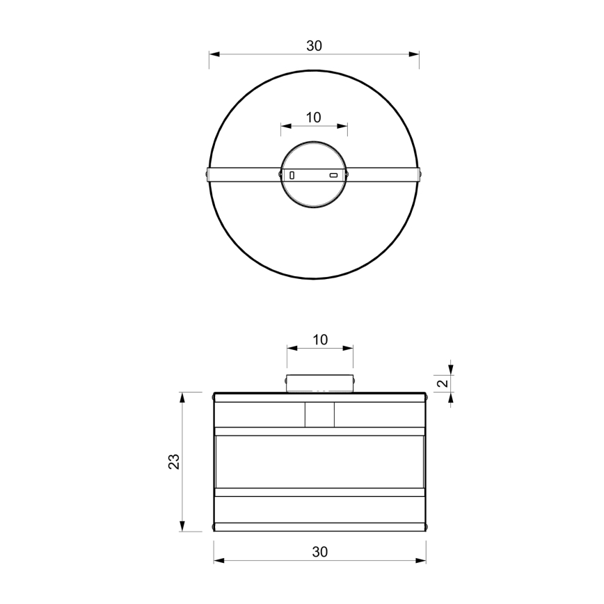 Φως οροφής RIM 1xE27/60W/230V