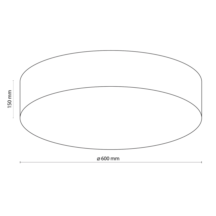 Φως οροφής RONDO 4xE27/15W/230V