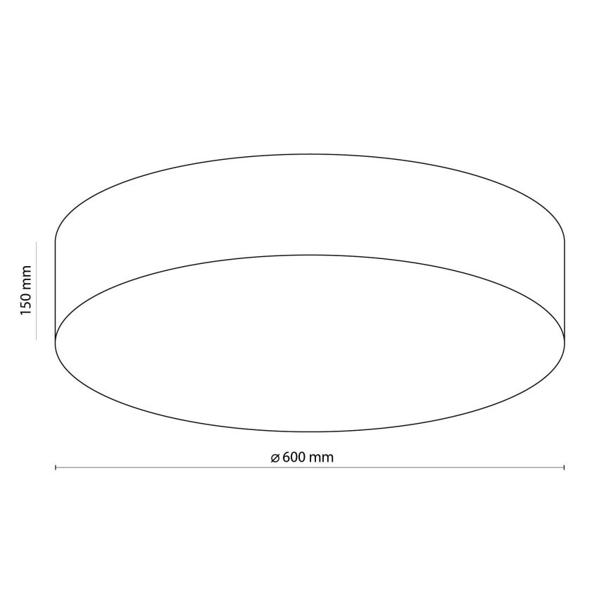 Φως οροφής RONDO 4xE27/15W/230V