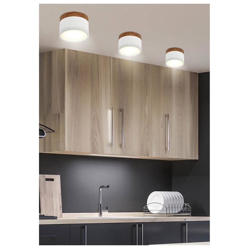 Φως οροφής LED TUBA LED/9W/230V λευκό/μπεζ