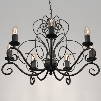 Φωτιστικό οροφής με αλυσίδα MAURO 7xE14/60W/230V