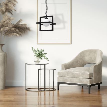 Φωτιστικό οροφής με αλυσίδα DIEGO 1xE14/40W/230V μαύρο