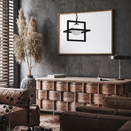 Φωτιστικό οροφής με αλυσίδα DIEGO 1xE14/40W/230V μαύρο