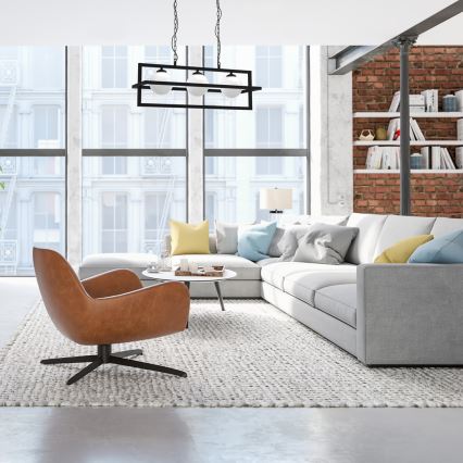 Φωτιστικό οροφής με αλυσίδα DIEGO 3xE14/40W/230V μαύρο