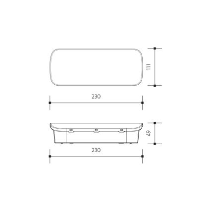 Φωτιστικό ασφαλείας LED VIRGO EVO LED/1W/230V 6000K IP65