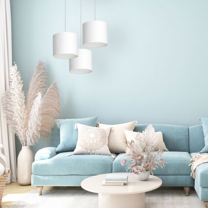 Φωτιστικό οροφής με καλώδιο ARDEN 3xE27/60W/230V λευκό