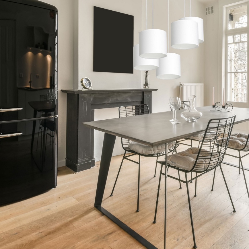 Φωτιστικό οροφής με καλώδιο ARDEN 5xE27/60W/230V λευκό