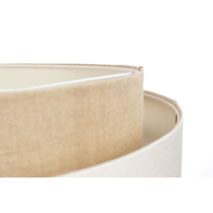 Φωτιστικό οροφής με καλώδιο DOBLO 1xE27/60W/230V κρεμ/μπεζ