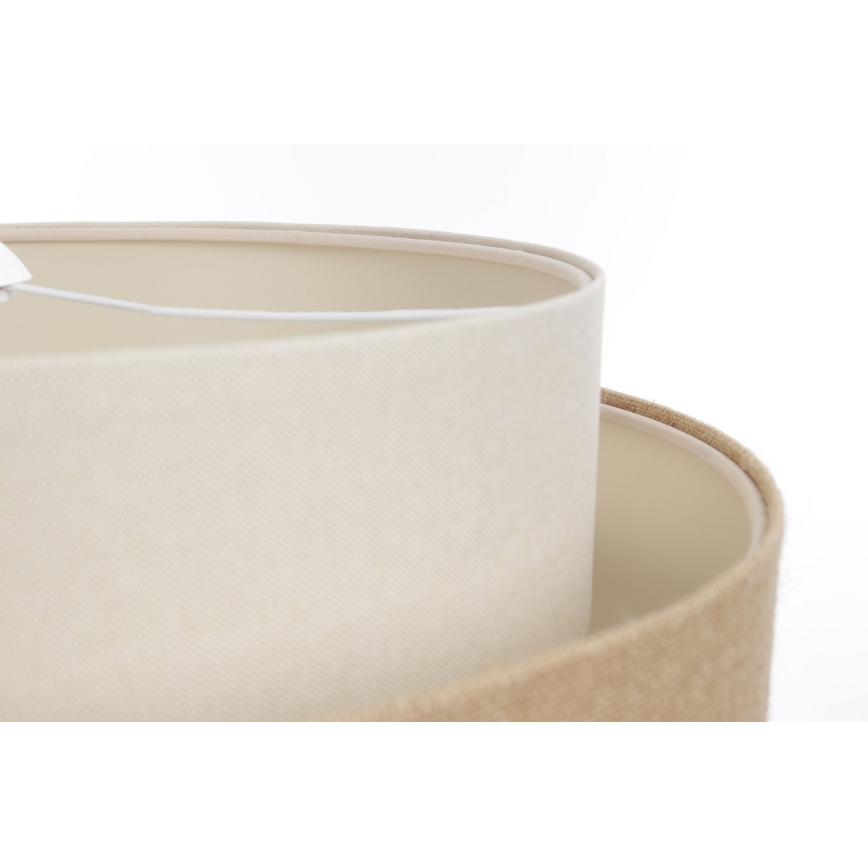 Φωτιστικό οροφής με καλώδιο DOBLO 1xE27/60W/230V μπεζ/κρεμ