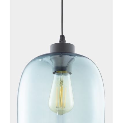 Φωτιστικό οροφής με καλώδιο ELIO 1xE27/15W/230V μπλε