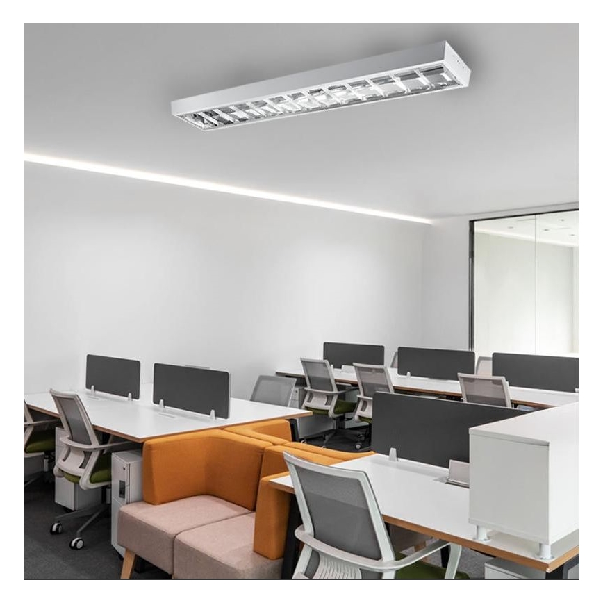 Φωτιστικό φθορίου T8 2xG13/18W/230V 120 cm λευκό