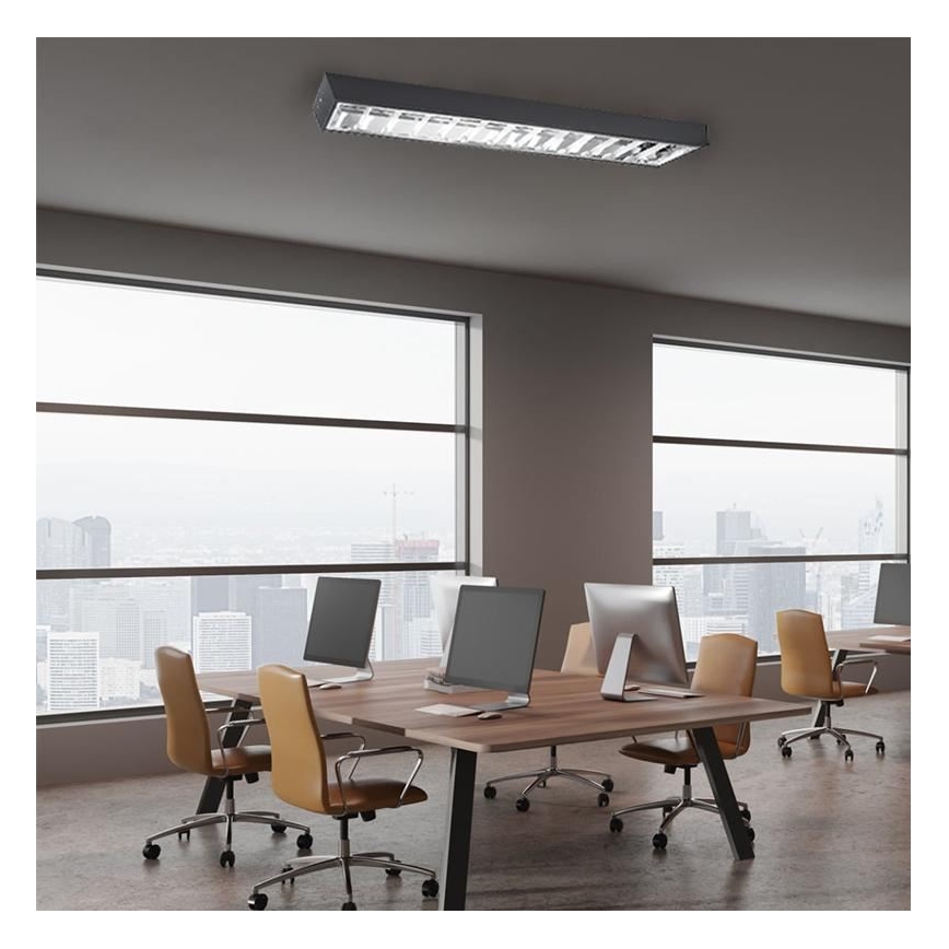 Φωτιστικό φθορίου T8 2xG13/18W/230V 120 cm μαύρο