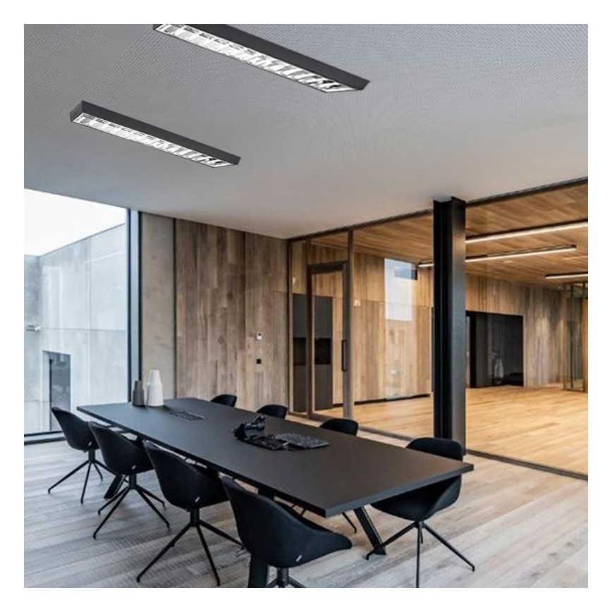 Φωτιστικό φθορίου T8 2xG13/18W/230V 120 cm μαύρο