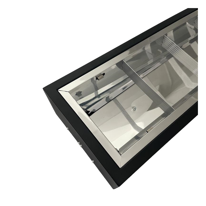 Φωτιστικό φθορίου T8 2xG13/18W/230V 120 cm μαύρο