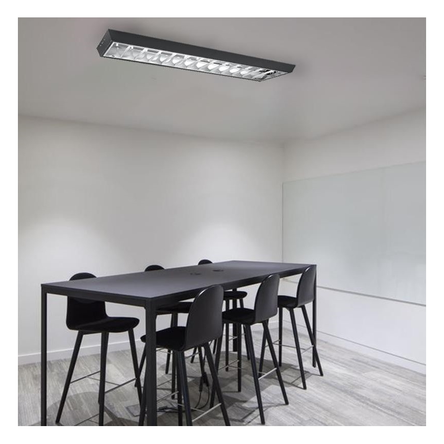 Φωτιστικό φθορίου T8 2xG13/18W/230V 120 cm μαύρο