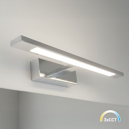 LED φωτιστικό καθρέφτη μπάνιου KLIMT LED/8W/230V 3000/4000/6000K 40 cm IP44 γυαλιστερό χρώμιο